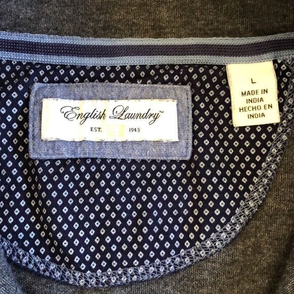 English Laundry 1/4 zip Sz. L - Picture 2 of 6